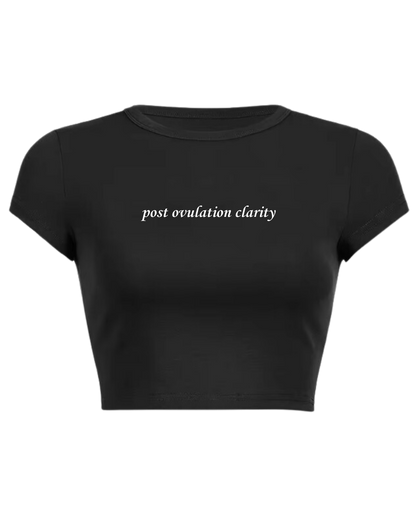 post ovulation clarity baby tee