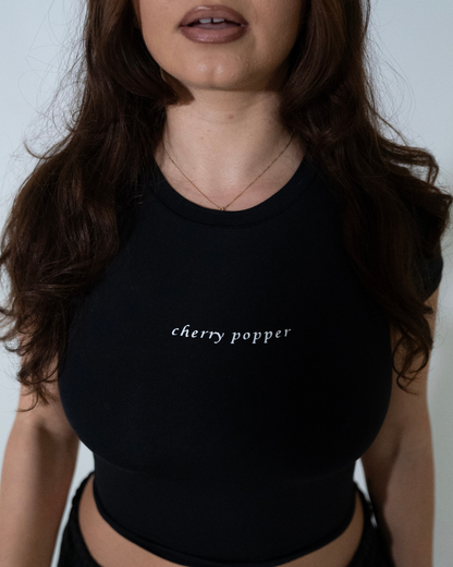 cherry popper baby tee