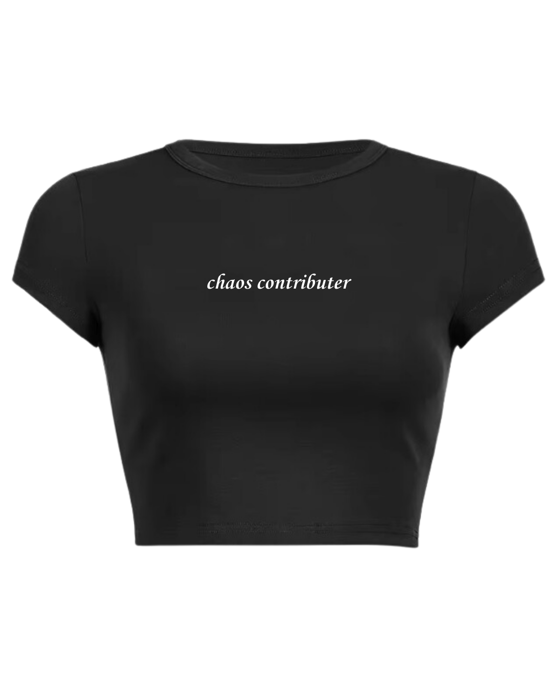 chaos contributor baby tee